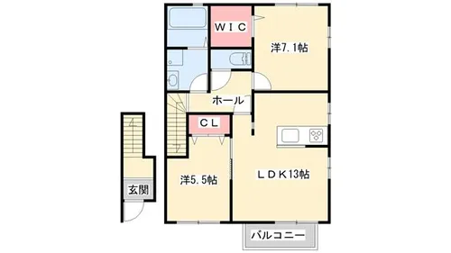 とじめハイツ【2階】の間取り