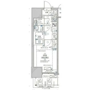 ディアレイシャス浅間町III【4階】の間取り