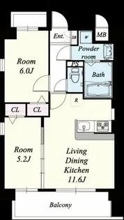 レフィナード博多【603号室】の間取り