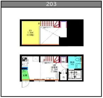 Velo JIYUGAOKA【2階】の間取り