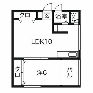 松風園ハウス【7階】の間取り