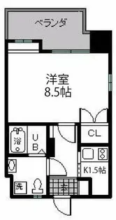 エミリエ博多【7階】の間取り