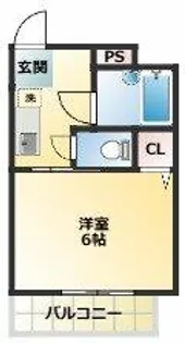 サンコービル【5階】の間取り