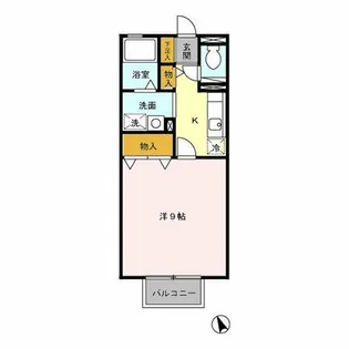 プレミールM&S【2階】の間取り