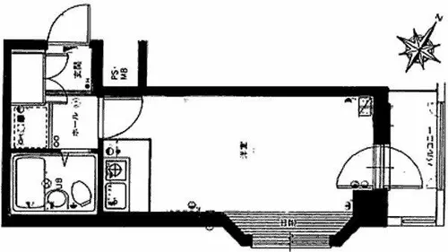 セザール第2円山公園【2階】の間取り