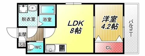 H-Maison大蓮南Ⅰ【3階】の間取り