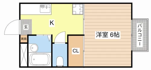 TOMIIハイツ【205号室】の間取り
