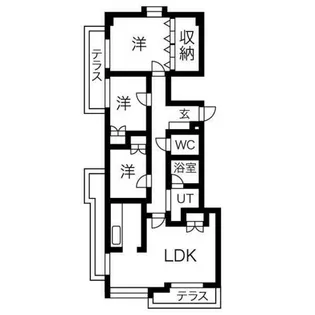 カスティーリョ南山【3階】の間取り