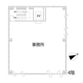 南畝町テナントビル【4F号室】の間取り