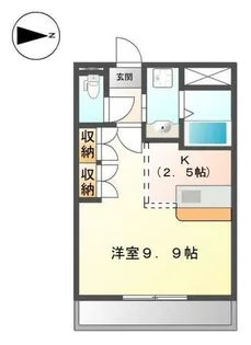 パピルス黒川【1階】の間取り