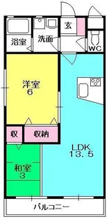ミニヨンコート【3階】の間取り