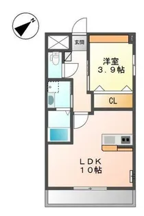 ベルコート【2階】の間取り
