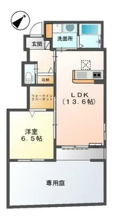 モン・レーヴ【1階】の間取り