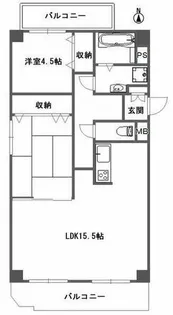 ファミール東海【2階】の間取り