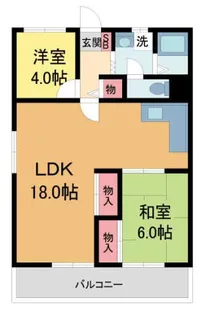 サニーハイツ戸田【3階】の間取り