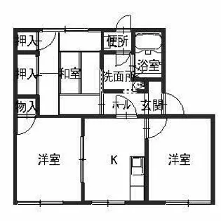 タウニィ神田【0105号室】の間取り