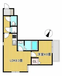 フロール・ド・セレッソⅡ【3階】の間取り