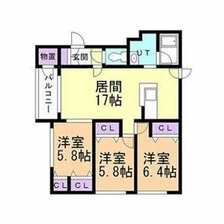 M’S FOREST【2階】の間取り