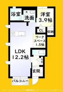 アリエッタ赤坂【1階】の間取り