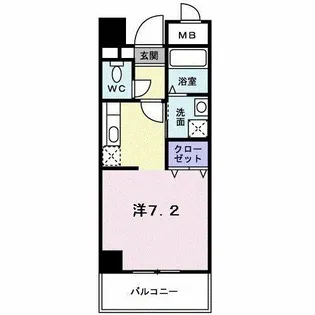 セイバリー仁川【205号室】の間取り