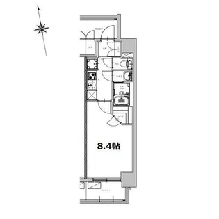 S-RESIDENCE今池beleta【1階】の間取り