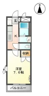 ベネッセ・黒川【2階】の間取り