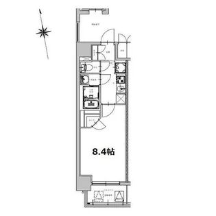S-RESIDENCE今池beleta【2階】の間取り