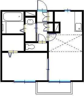 アーバンプラザ【I106号室】の間取り