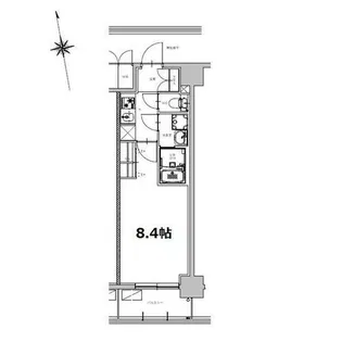 S-RESIDENCE今池beleta【10階】の間取り