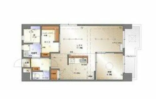 矢野マンション【6階】の間取り