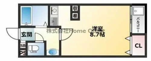 ハイツMISHIMA【202号室】の間取り