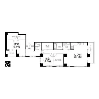 愛知県名古屋市千種区御棚町2丁目【マンション】の間取り