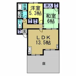 ベルコートA【102号室】の間取り