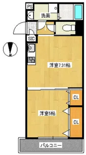 プルメリア御池【3階】の間取り
