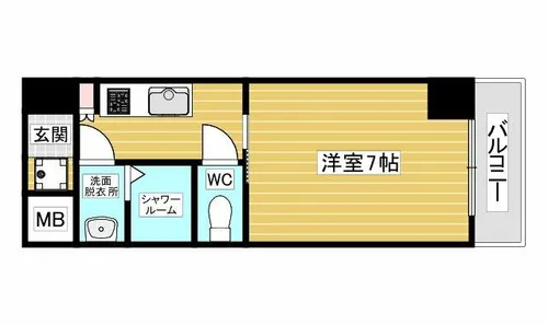 メゾン三原【2階】の間取り