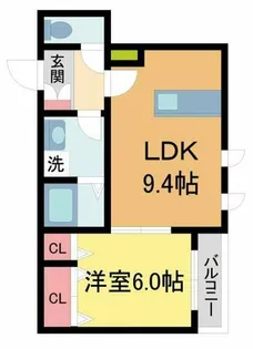 LE COCON【1階】の間取り