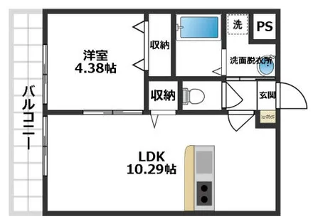 ニューアムールクラニア【2階】の間取り
