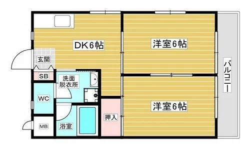 アペックス15【1階】の間取り