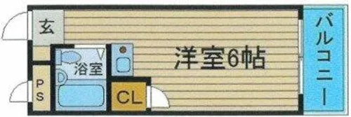大阪府堺市中区大野芝町【マンション】の間取り