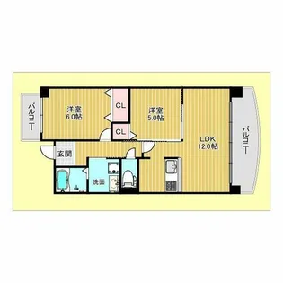 ホワイトハイツ【1階】の間取り