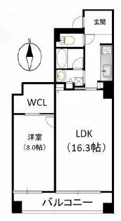 ブラービ南船場【3階】の間取り