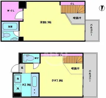 ネット伏見町【6階】の間取り