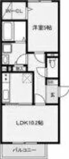 エトワール中井【2階】の間取り