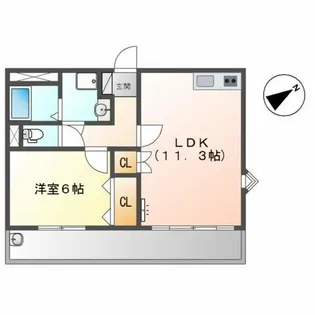 ガーデンハイム【2階】の間取り