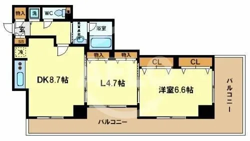 樹樹ガーデン【506号室】の間取り