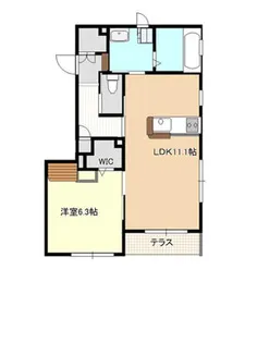ヘーベルメゾン姫路【B101号室】の間取り