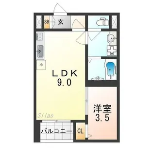 F+style西取石5号館【1階】の間取り