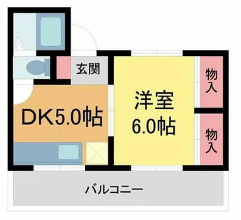 すみれ荘【101号室】の間取り