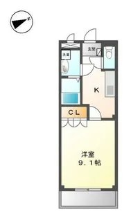 moe III【2階】の間取り