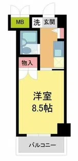 インテル・コート【1階】の間取り